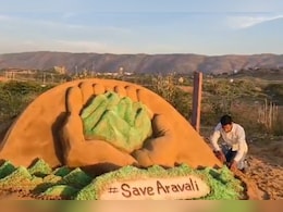 'अरावली बचाओ' मुहिम की देशभर में चर्चा, सैंड आर्ट पर आर्टिस्ट ने खास तरीके से दिया संदेश