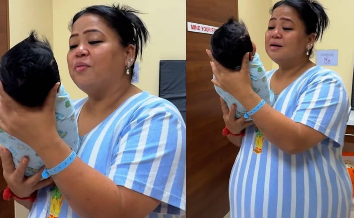 Bharti Singh Gets Teary-Eyed After Holding Newborn Son For The First Time In Her Arms: "Finally Yeh Mere Paas Aa Gaya"