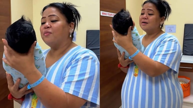 Bharti Singh Gets Teary-Eyed After Holding Newborn Son For The First Time In Her Arms: "Finally <i>Yeh Mere Paas Aa Gaya</i>"