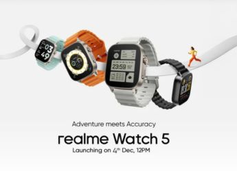 Realme Watch 5 चे डिझाइन, फीचर्स आणि कलर ऑप्शन्स इंडिया लॉन्चपूर्वी जाहीर