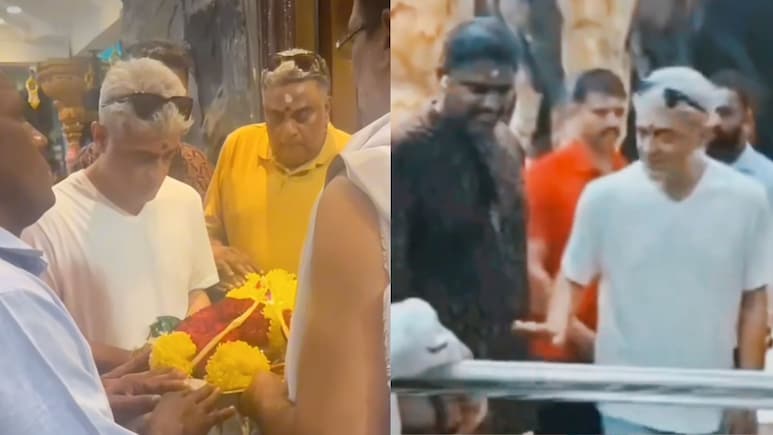 Video: Ajith Kumar Requests Fans Not To Shout Upon Spotting Him At Murugan Temple In Malaysia