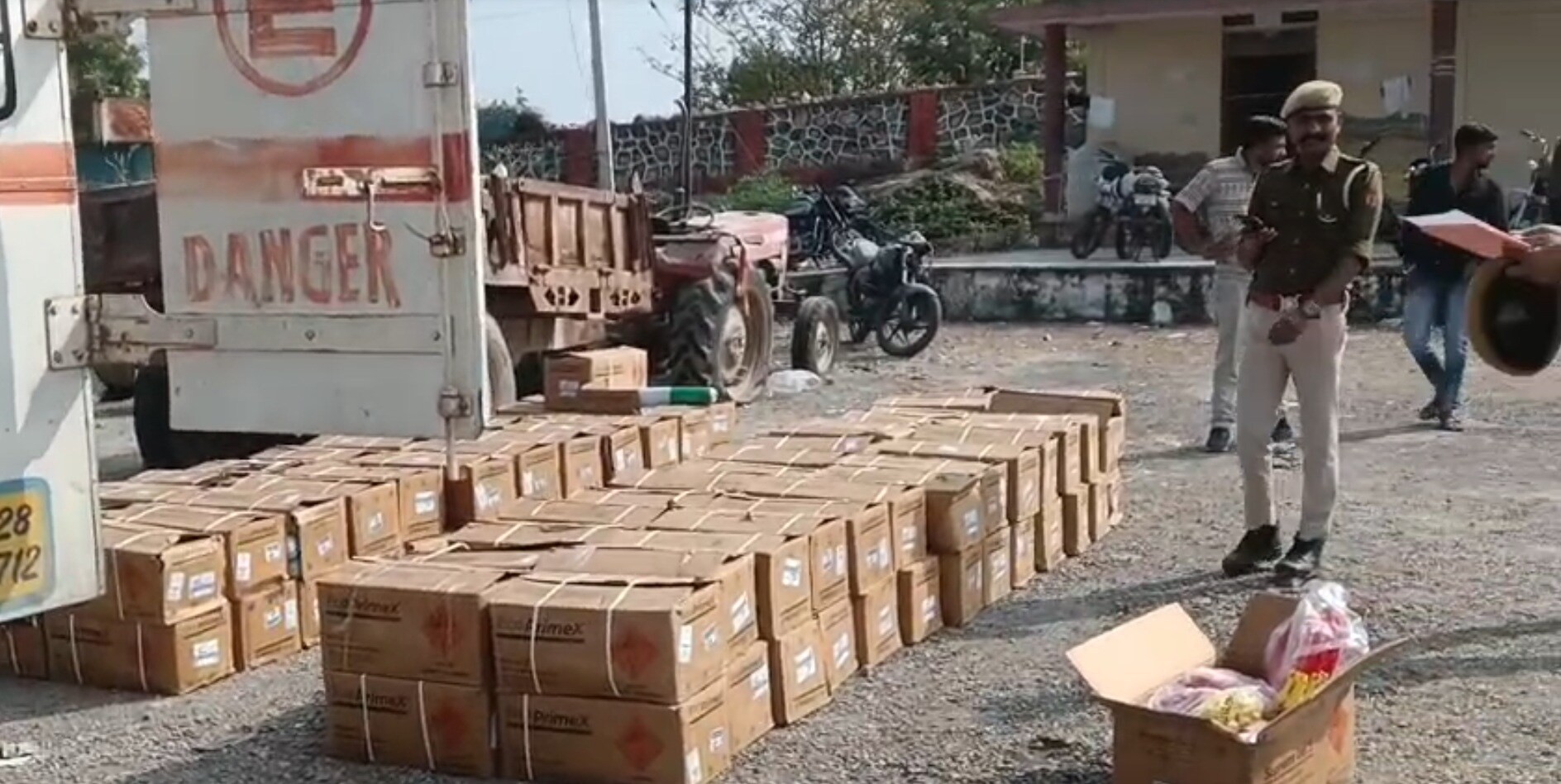 Major Explosives Seizure in Rajasthan: Police Intercept Truck Carrying Dangerous Materials, Two Arrested