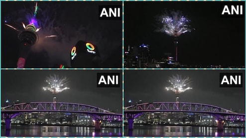 केक, ड्रिंक्स, म्यूजिक, पटाखे... इस देश में सबसे पहले मना नया साल, 2026 के स्वागत में झूमे लोग