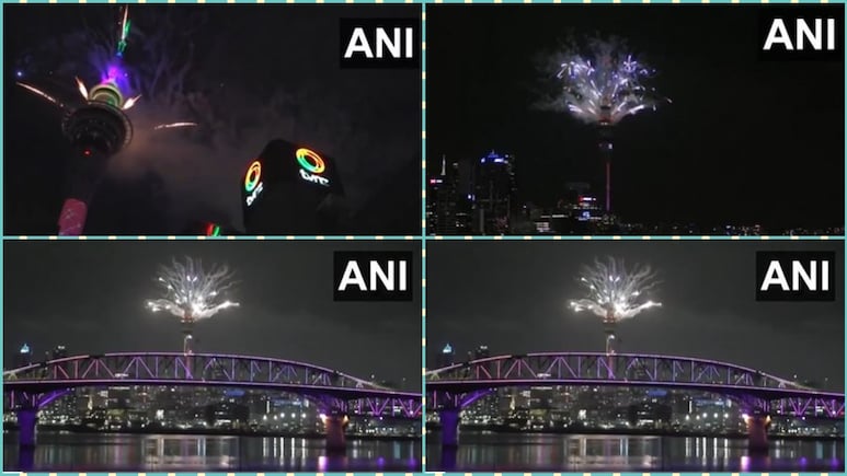 केक, ड्रिंक्स, म्यूजिक, पटाखे... दुनिया के इस शहर में मन गया नया साल, 2026 के स्वागत में झूमे लोग