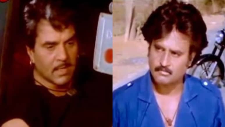 When Dharmendra Recalled A Funny Scene With "Darling Friend" Rajinikanth From <i>Insaaf Kaun Karega</i>