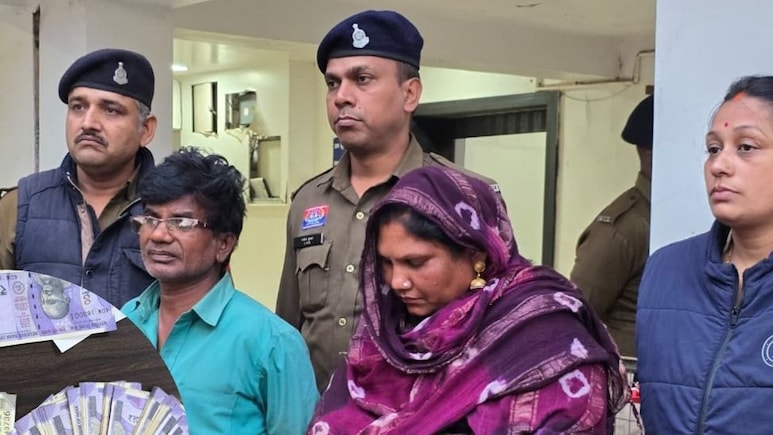 पति-पत्नी ने घर को बनाया नकली नोटों की फैक्ट्री, 100-500 के नोट छापकर दुर्ग के बाजार में व्यापारियों को ठगा