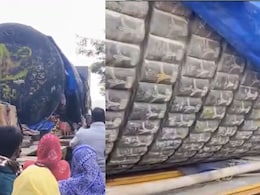 world's largest Shivalinga: सिवनी पहुंचा दुनिया का सबसे बड़ा शिवलिंग, तीन मंजिल जितना लंबा और 2 लाख 10 हजार किलो है वजनी