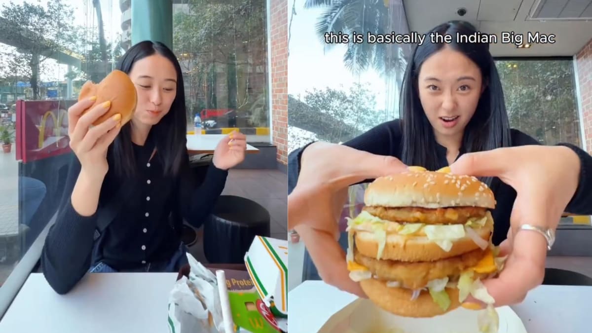 Watch: Korean Vlogger Reviews McDonald's India Menu, Foodies React