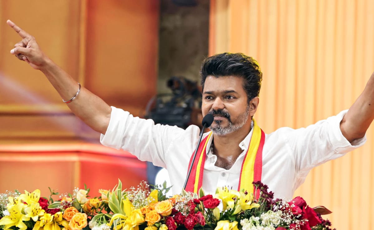 Actor Vijay's Party Gets 'Whistle' Symbol In Time For Battle Of Tamil Nadu