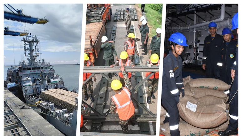 मुश्किल वक्त में पड़ोसी के साथ... चक्रवात के बाद श्रीलंका की मदद के लिए भारतीय सेनाओं ने झोंकी ताकत