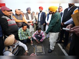 पंजाब CM मान का निर्माणाधीन सड़कों का औचक निरीक्षण, घटिया काम वाले ठेकेदार को नोटिस, पेमेंट रोकने को कहा