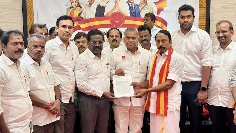 PMK Leader's Visit To Vijay-Led TVK's Headquarters Sparks Alliance Buzz