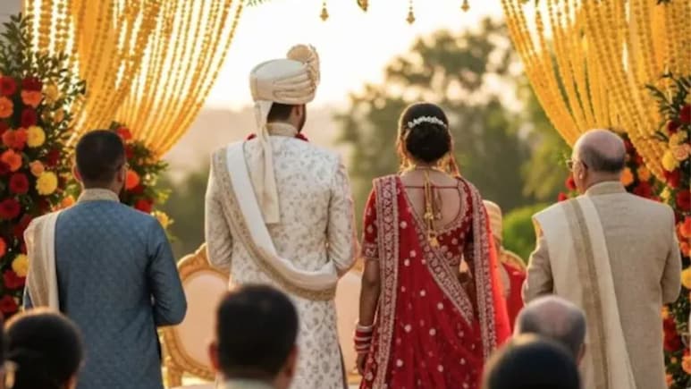 Viral Video : नवऱ्याकडे जाण्याआधी नवरी सासऱ्यांच्या मांडीवर का बसते? 'या' ठिकाणी आहे लग्नाची विचित्र प्रथा