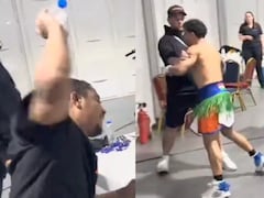 Video: USAs Anthony Taylor Throws Bottle At Indian Boxer Neeraj Goyat, Heated Confrontation Occurs Backstage