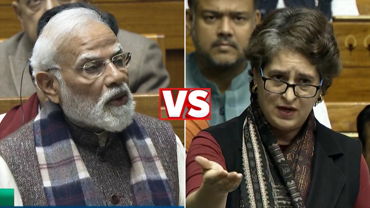 PM Modi vs Priyanka Gandhi Vadra Vande Mataram Face-Off