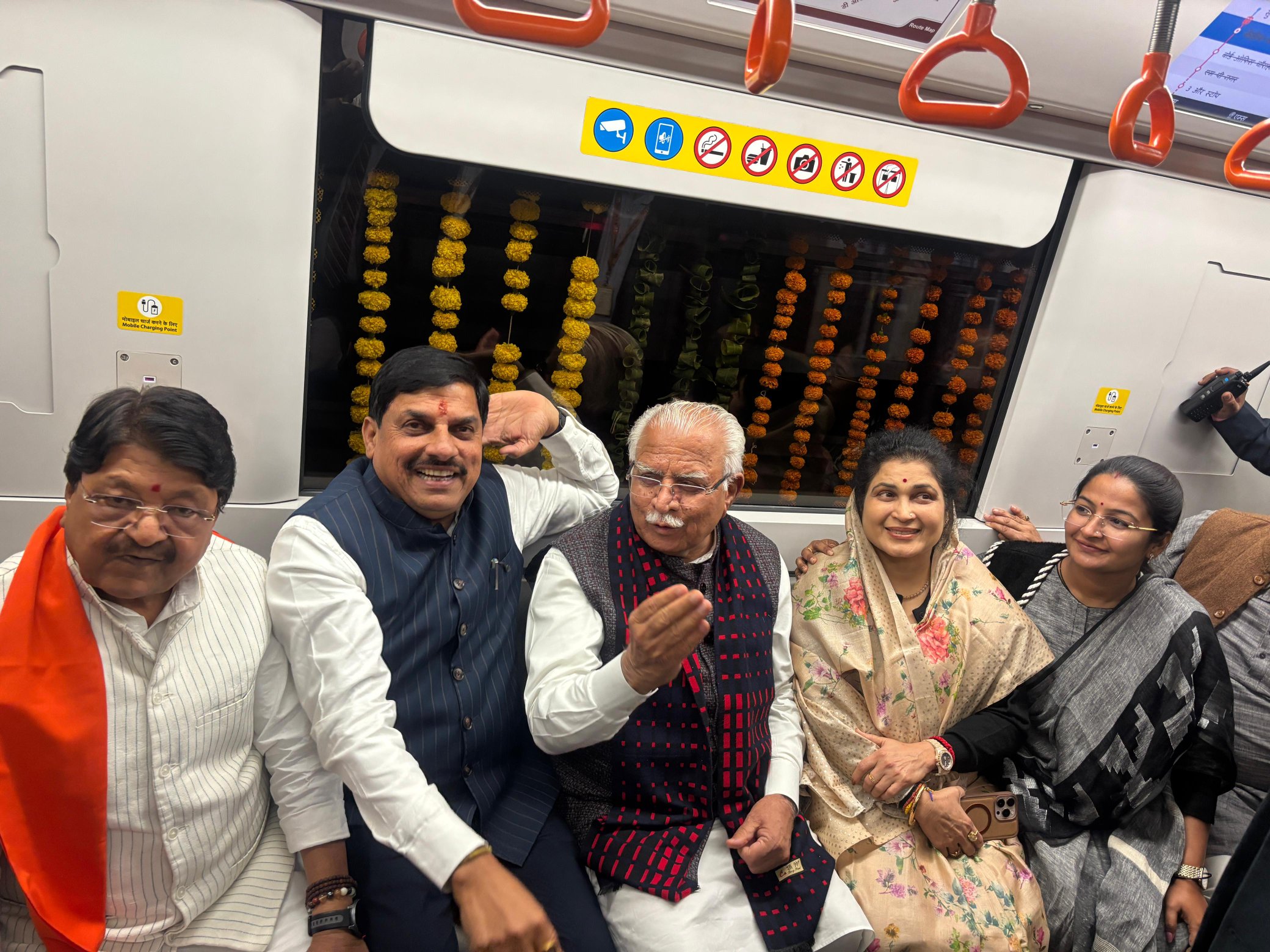 Bhopal Metro Train: सीएम मोहन की मनोहर मेट्रो यात्रा