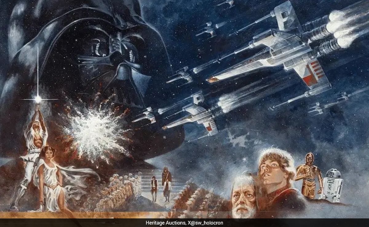 Painting That Introduced "Star Wars" To The World Sold For $3.9 Million