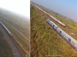 तेज रफ्तार ट्रेन से छोड़ा ड्रोन, रोंगटे खड़े कर देने वाला नज़ारा देख करोड़ों लोग हैरान, सामने आया ये बड़ा सच