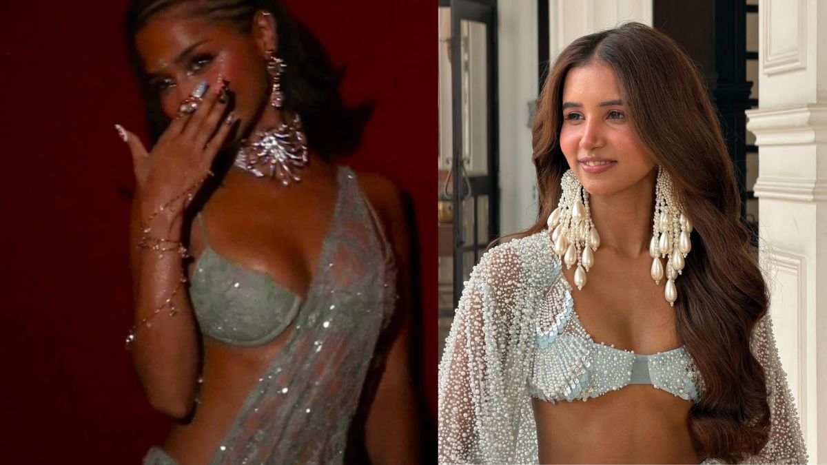 South African Singer Tyla Glitters In Hand-Stitched 'Saree' By 'Twin' Nancy Tyagi On First India Trip