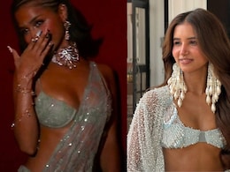 South African Singer Tyla Glitters In Hand-Stitched 'Saree' By 'Twin' Nancy Tyagi On First India Trip