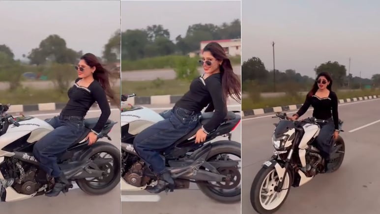 इंस्टाग्राम क्वीन आरती साहू का हाईवे पर बाइक से स्टंट, वीडियो वायरल होने पर हरकत में आई पुलिस, अब होगी...