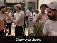 "<i>Mota Ho Jaunga Wapas</i>": Rohit Sharma Refuses To Eat Cake, Comment Leaves Everyone In Splits. Watch