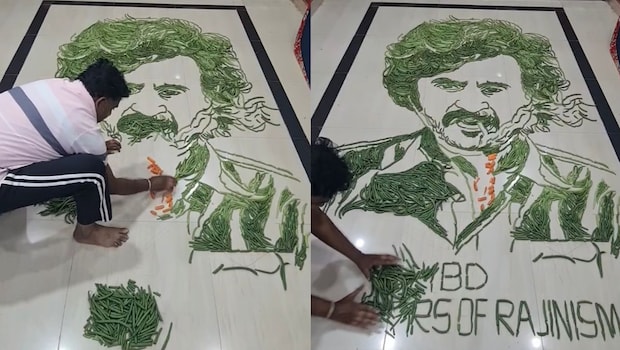 Tamil Nadu Artist Creates Rajinikanth Portrait Using Carrots And Beans, Internet Loves It