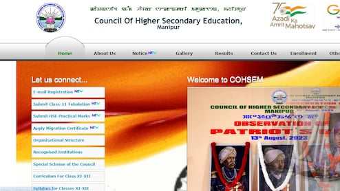 Manipur COHSEM Announces 2026 Class 10 And 12 Board Exam Dates