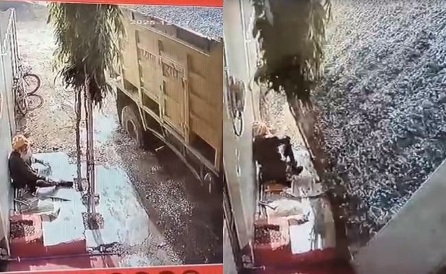 Madhya Pradesh Man, 90, Killed As Truck With Gravel Overturns On Him