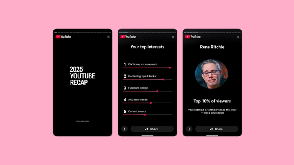 YouTube का एनुअल रीकैप फीचर, यूजर्स को मिलेगी अलग पर्सनैलिटी के साथ ज्यादा कंट्रोल