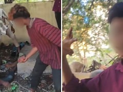 Teens Hack Migrant Worker With Machetes, Pose Next To Him With Victory Sign