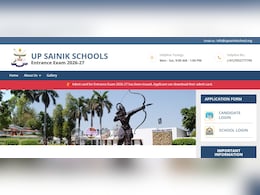 UP Sainik School Releases Admit Card For 2026-27 Entrance Exam