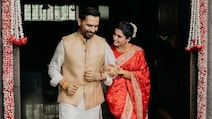 Samantha Ruth Prabhu Weds Raj Nidimoru Wearing A Red Silk Saree