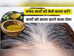 सफेद बालों को काला करने के लिए कौन सा तेल लगाएं? ये घरेलू चीजें बना देंगी बालों को जड़ से काला