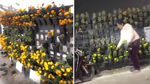 Lucknow Residents Steal Flower Pots Placed On Roadside For PM Modi's Event