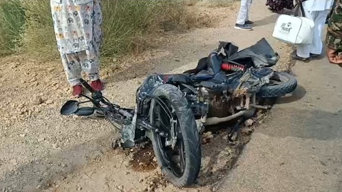 जैसलमेर में भीषण सड़क हादसा, बस ने बाइक सवार को मारी जोरदार टक्कर; मौके पर ही दर्दनाक मौत&nbsp;