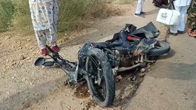 जैसलमेर में भीषण सड़क हादसा, बस ने बाइक सवार को मारी जोरदार टक्कर; मौके पर ही दर्दनाक मौत&nbsp;
