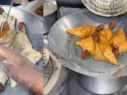 Watch: Street Vendor's Viral 'Chicken Leg Piece Samosa' Divides The Internet