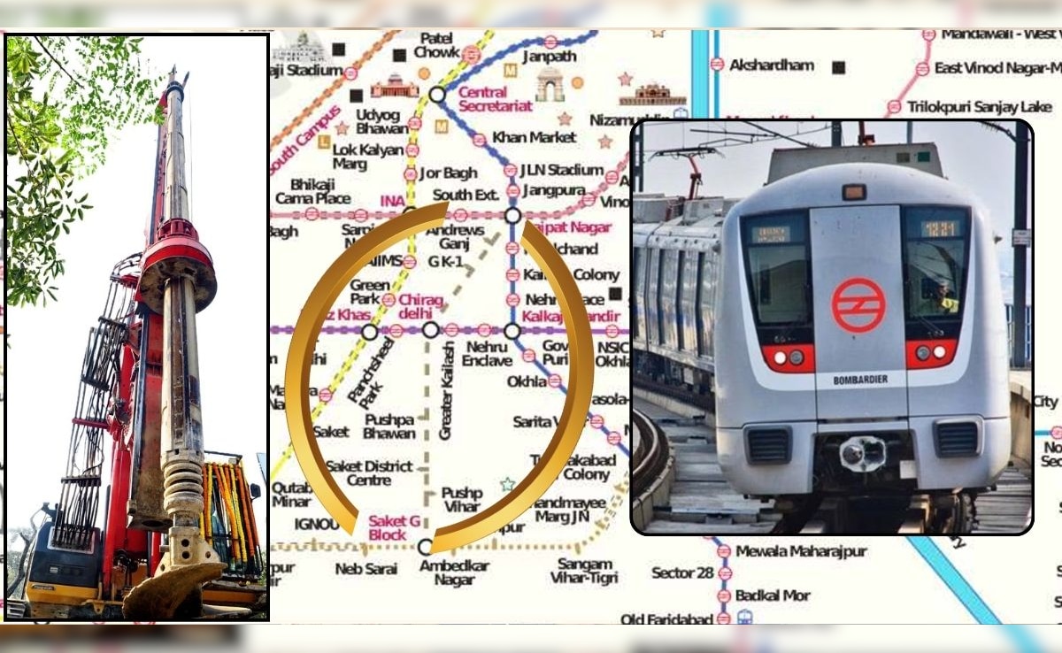 Delhi Metro Good News: दक्षिण दिल्ली को मिलेगी नई 'गोल्डन लाइन', लाजपत नगर-साकेत कॉरिडोर निर्माण का हुआ शुभारंभ