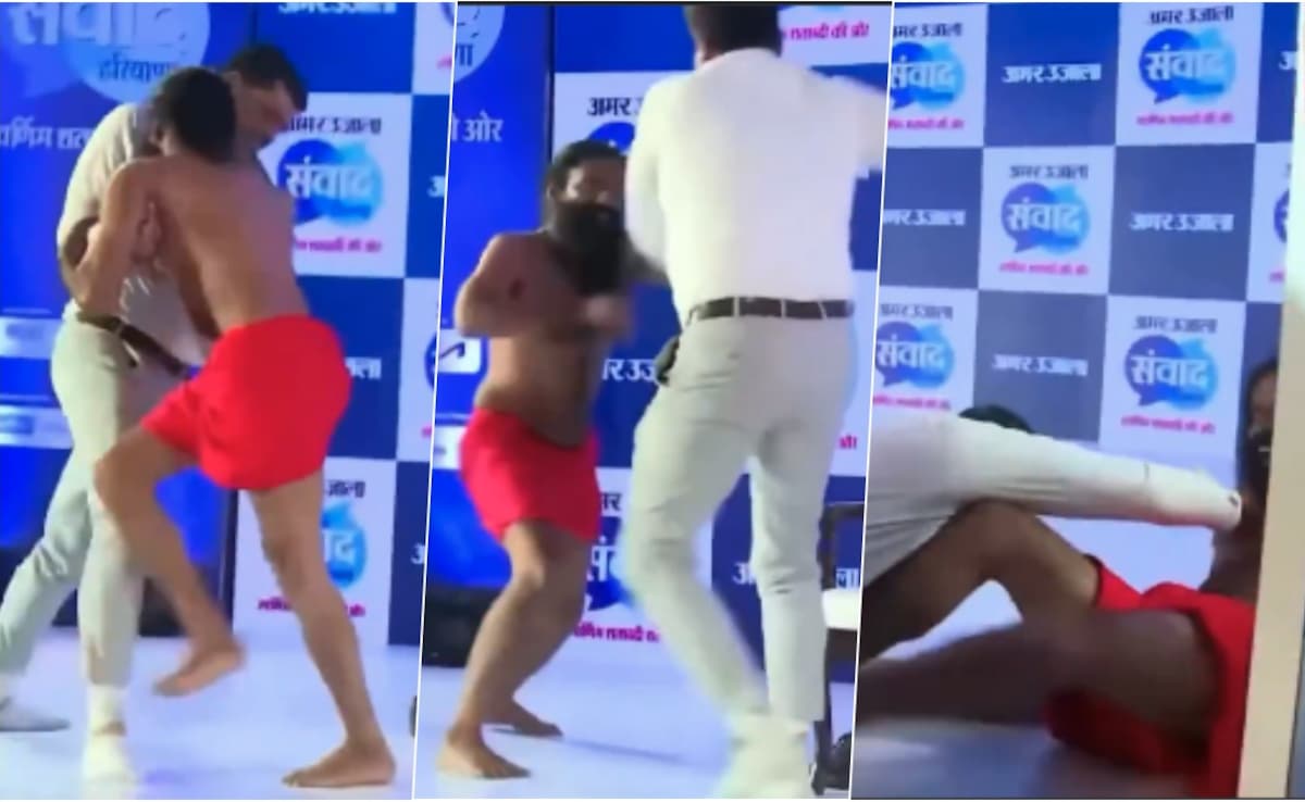 Video: Ramdev Challenges Journalist To Wrestle, What Happens Next