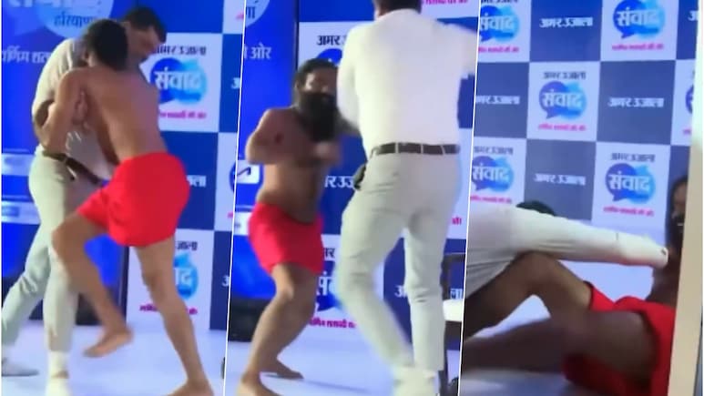 Video: Ramdev Challenges Journalist To Wrestle, What Happens Next