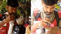Watch: Coffee Seller's Unique Coffee-Selling Technique Wins Hearts Online
