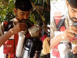 Watch: Coffee Seller's Unique Coffee-Selling Technique Wins Hearts Online
