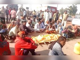 श्मशान के लिए संघर्ष! तहसील के सामने शव को रखकर चक्काजाम, ग्रामीण बोले- स्थाई समाधान चाहिए