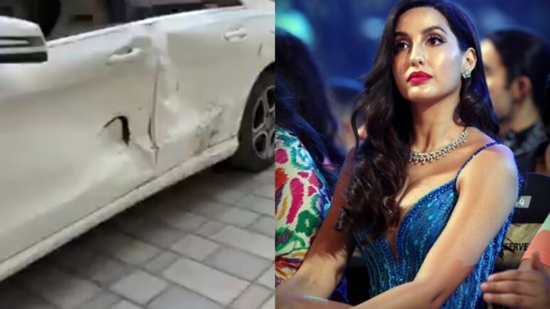 Nora Fatehi's Car Hit By Drunk Driver In Mumbai, Actor Safe
