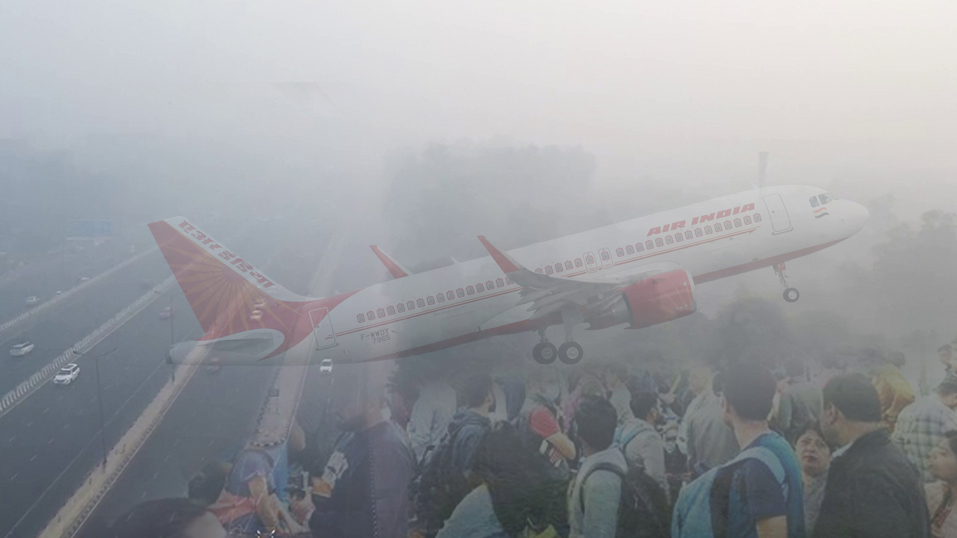 Delhi Chokes Under Smog: Thousands Of Passengers Stranded At Airport