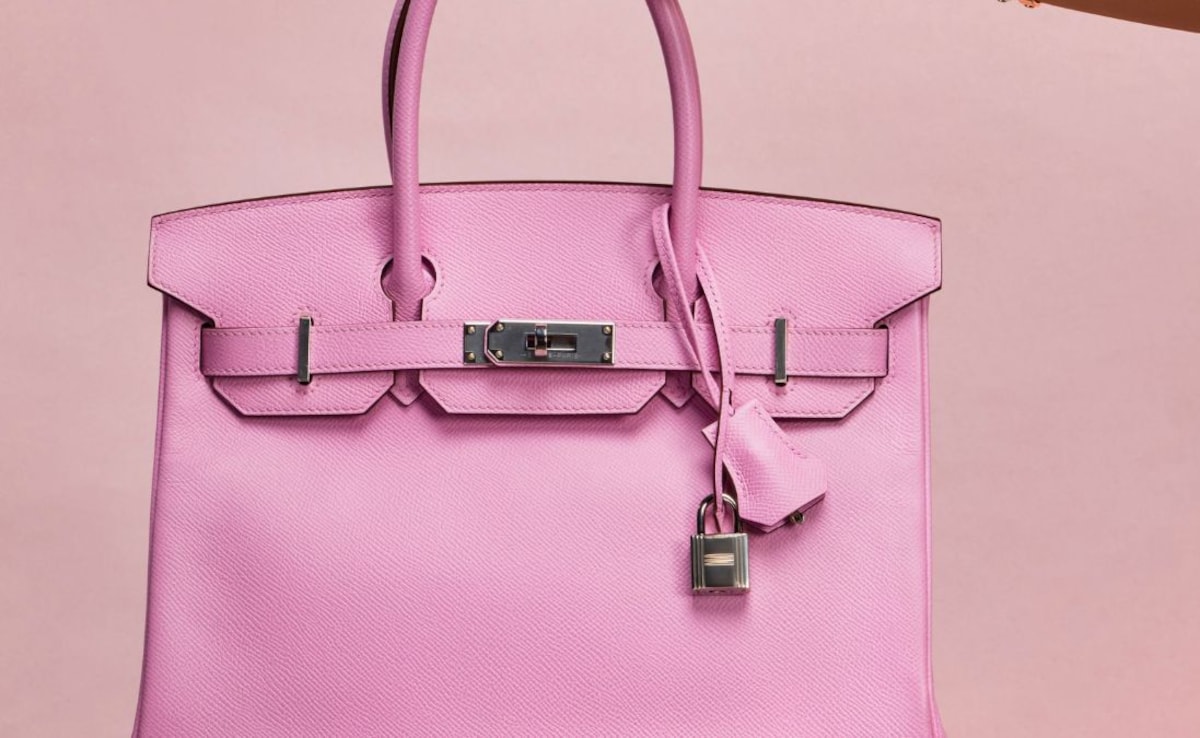 A single bag of Birkin takes weeks to create, and an artisan works on the brands signature saddle stitch, where each weave has to be precise. Photo: Sothebys A single bag of Birkin takes weeks to create, and an artisan works on the brands signature saddle stitch, where each weave has to be precise. Photo: Sothebys