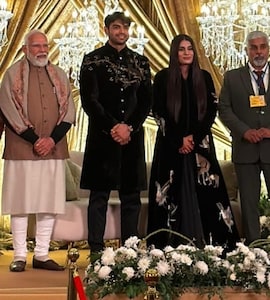 Neeraj Chopra And Wife Himani Host Marriage Reception, PM Narendra Modi Attends Event. See Photos