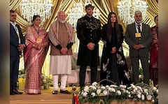 Neeraj And Wife Himani Host Marriage Reception, PM Modi Attends Event