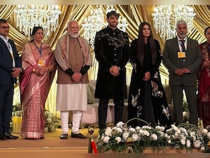 Neeraj Chopra And Wife Himani Host Marriage Reception, PM Narendra Modi Attends Event. See Photos